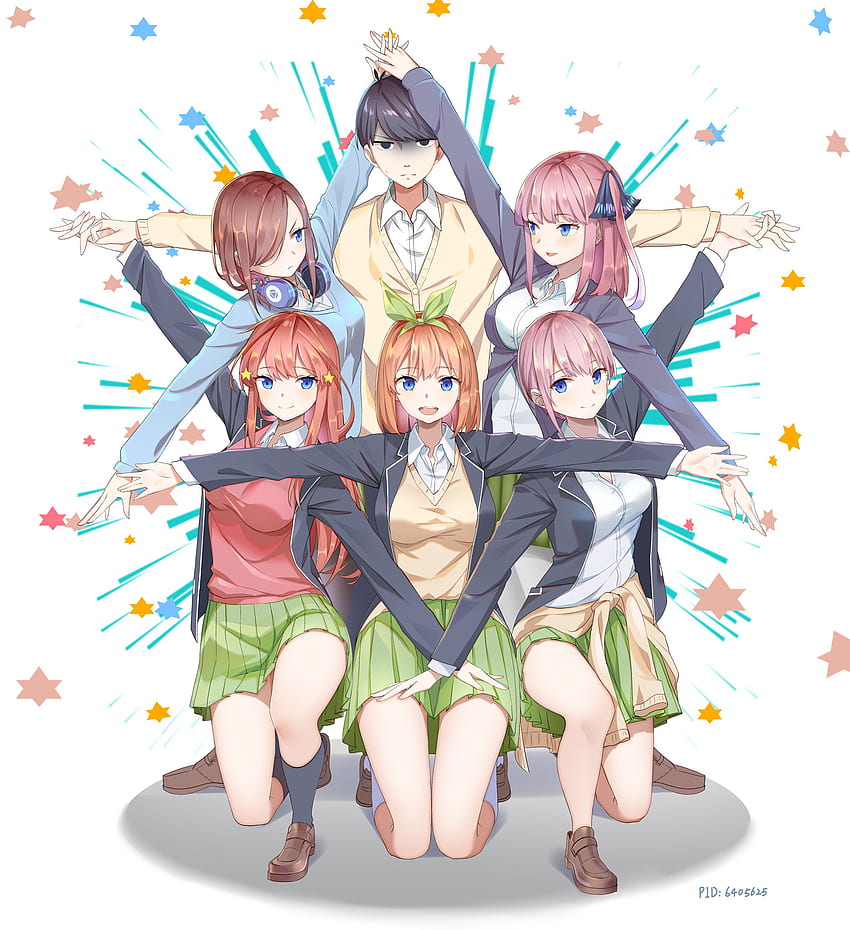 Gotoubun no Hanayome / The Quintessential Quintuplets / Raiha Uesugi, Gadis animasi, Gambar anime, Gambar