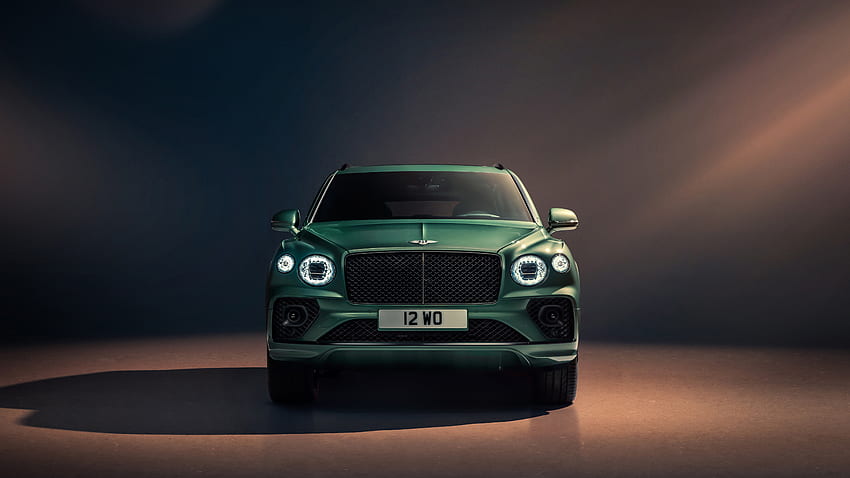 Green Bentley Bentayga, 2020 HD wallpaper