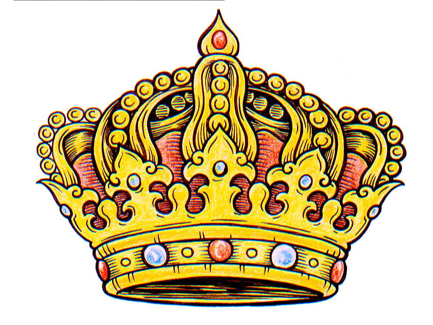 How To Draw a Crown - An Easy Crown Drawing Step-by-Step