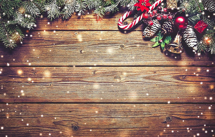 decoration, branches, Board, New Year, Christmas, Christmas Backdrop HD wallpaper