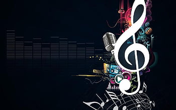 Most Popular Abstract Music FULL 1920×1080 For PC Background. Music  background, Music notes background, Music HD wallpaper | Pxfuel