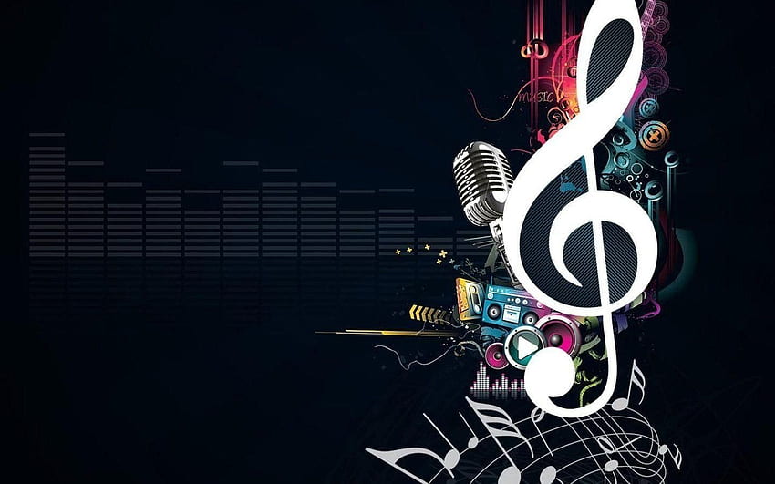 Most Popular Abstract Music FULL 1920×1080 For PC Background. Music  background, Music notes background, Music HD wallpaper | Pxfuel