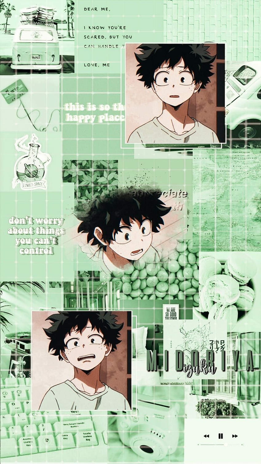 Deku Aesthetic Icon Green - Adist Anime, Cute Aesthetic Deku HD phone wallpaper