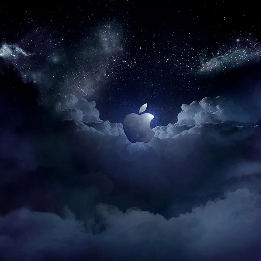 Fundo nublado Apple Logo IPad. Apple, Apple Mini Papel de parede de celular HD