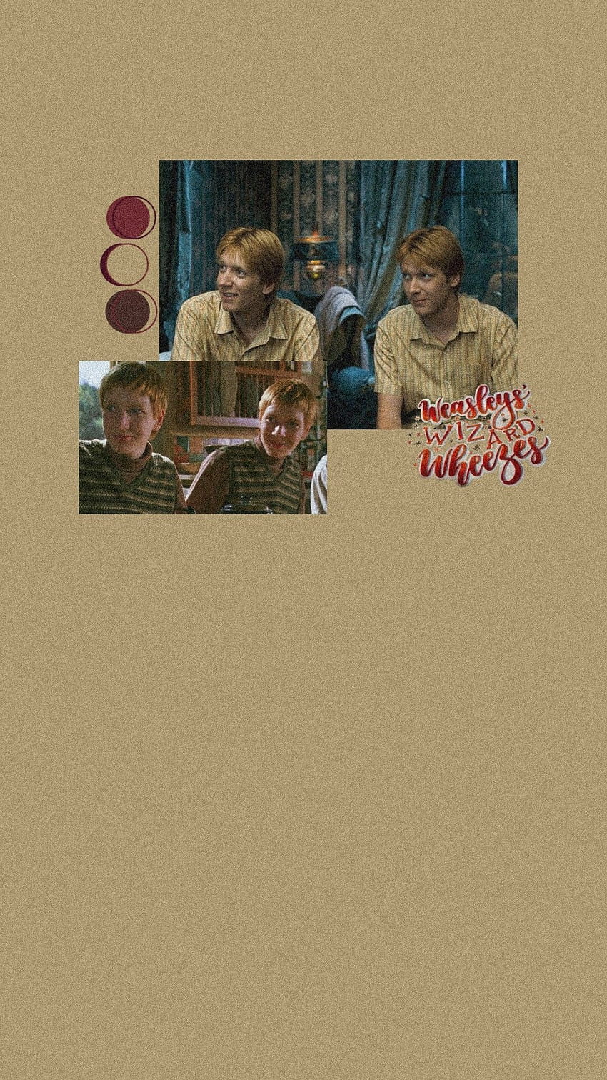 fred and george weasley lockscreen . Harry potter , Fred and george weasley, Harry potter film, Weasley Twins HD phone wallpaper