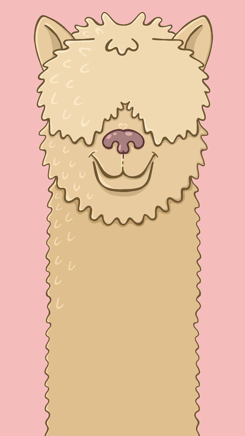 Cute Alpaca iPhone, Kawaii Alpaca HD phone wallpaper