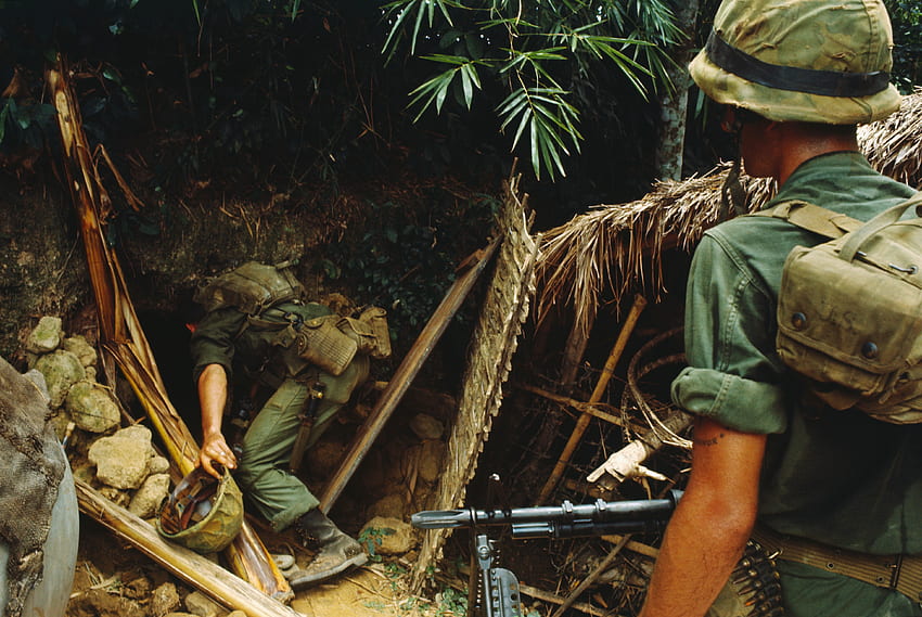 vietnam war ultra Висококачествени стени, Vietnam War Art HD тапет