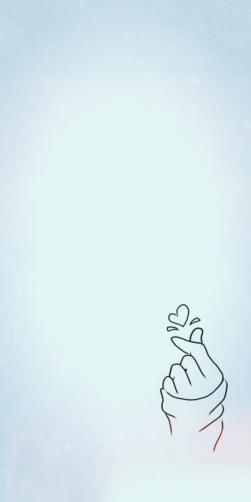 Los mejores corazones de los dedos. Lindo, iPhone, símbolo de amor coreano fondo de pantalla del teléfono