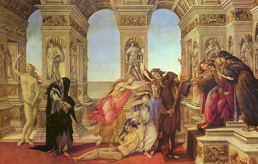 genre, Sandro Botticelli, Slander HD wallpaper