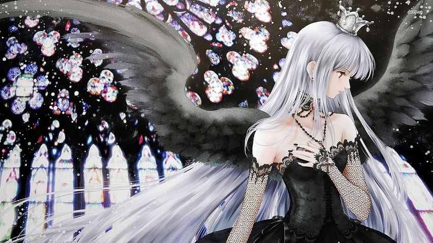 Goth Angel, Gothic Anime Angel HD wallpaper | Pxfuel