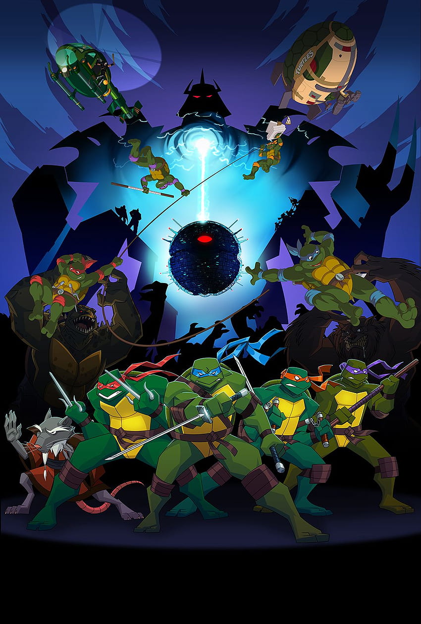 Teenage Mutant Ninja Turtles Forever , Cartoon, HQ Teenage Mutant Ninja Turtles Forever . 2019 Tapeta na telefon HD