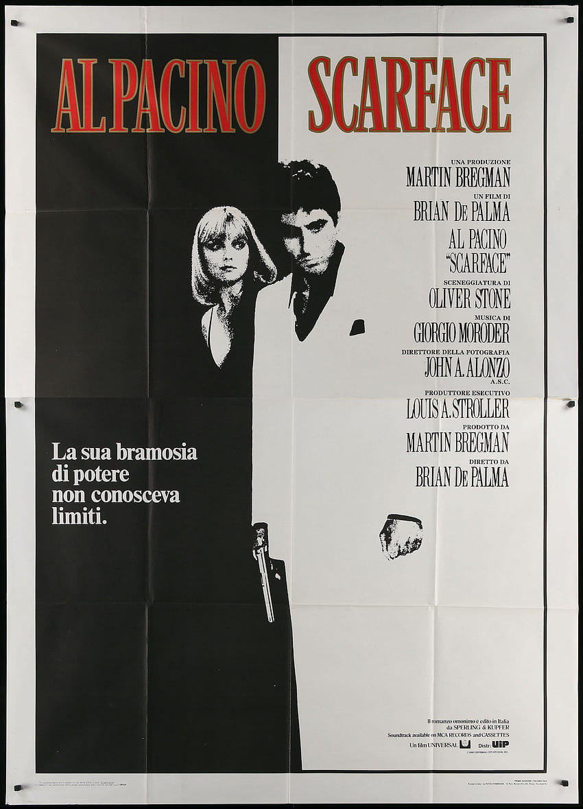 Al Pacino Yaralı Yüz Film Afişi HD telefon duvar kağıdı