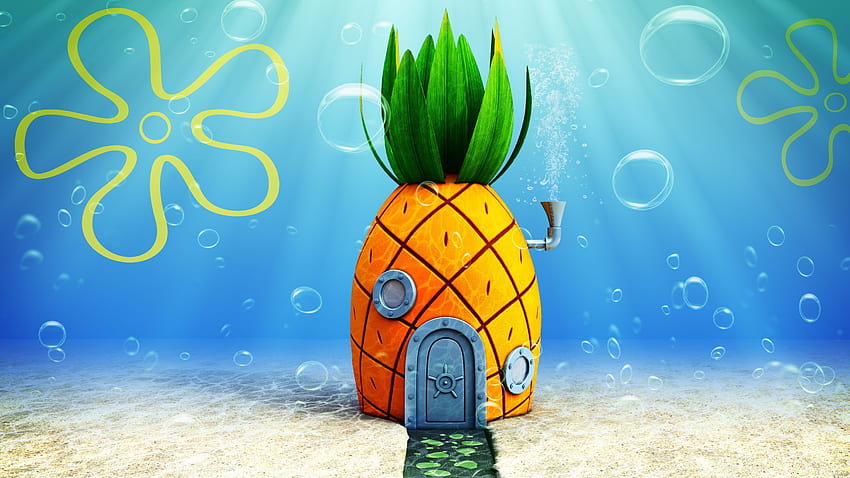 Bu Projeye Göz Atın: “3D - House Of SpongeBob SquarePants” Galeri 35417403. Spongebob , Spongebob, Cartoon HD duvar kağıdı