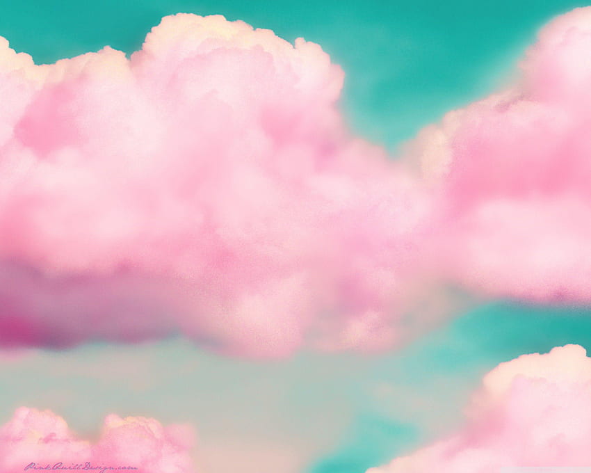 Candy With Cotton Candy, Cotton Candy Color HD wallpaper