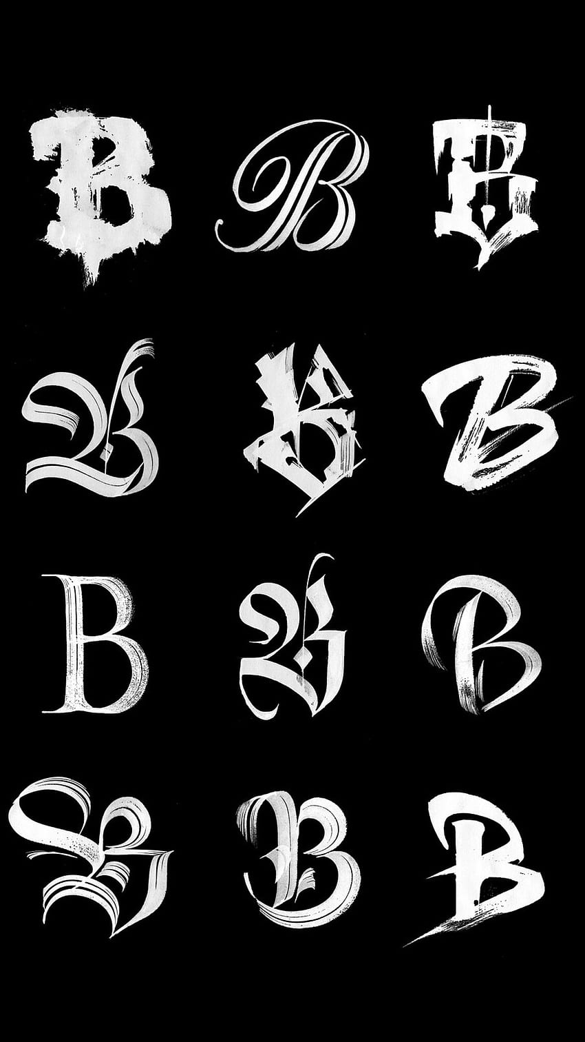 b-name-fonts-style-hd-phone-wallpaper-pxfuel