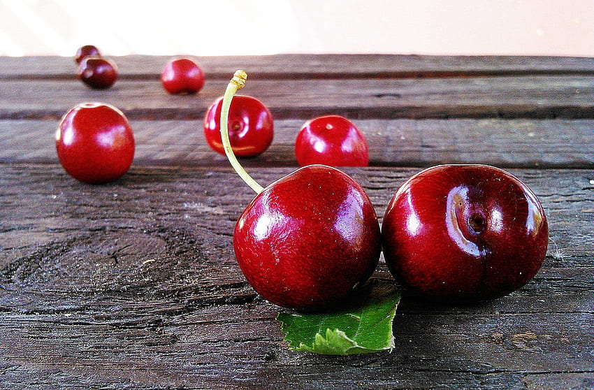 Food, Cherry, Berries, Ripe HD wallpaper