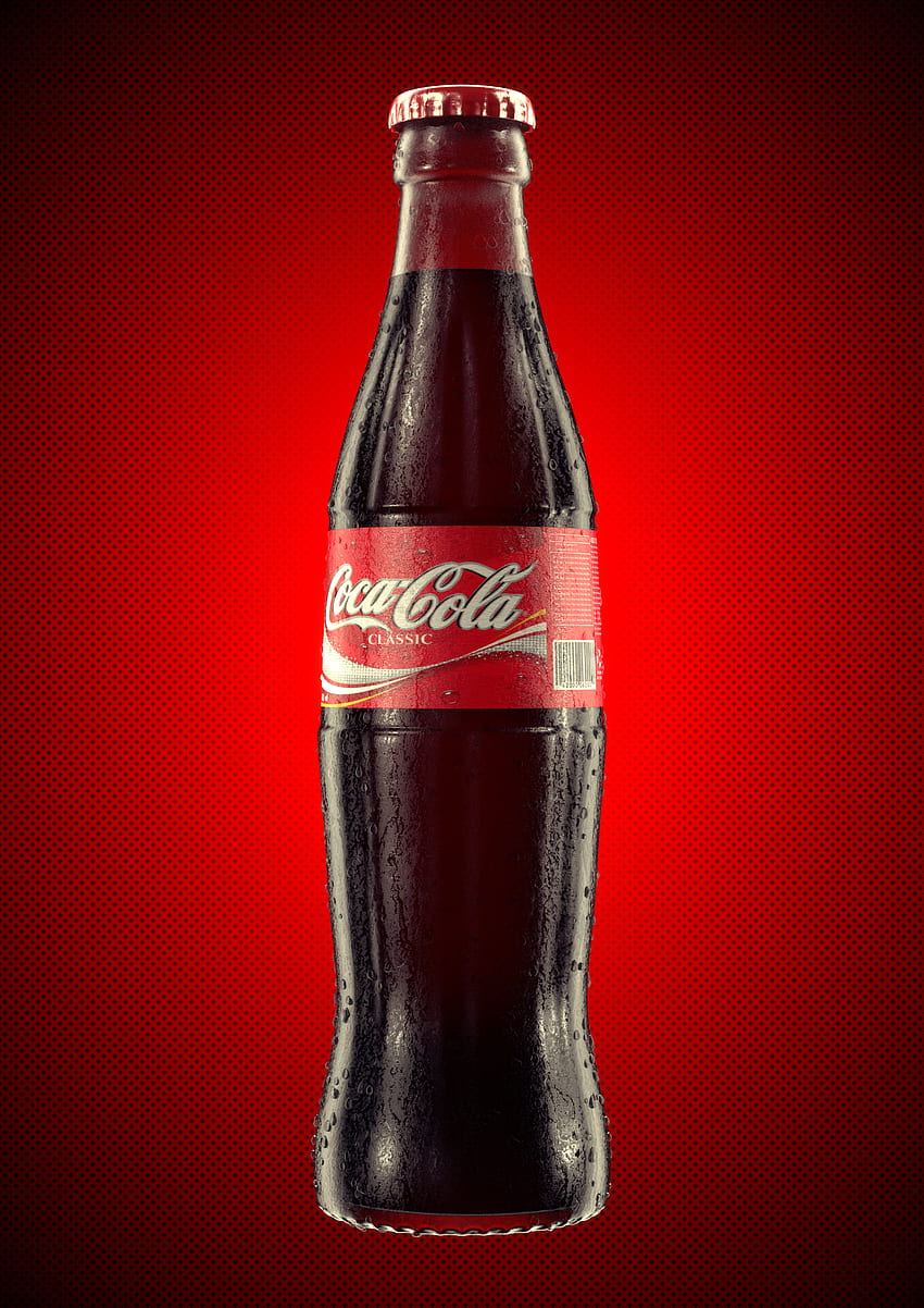 Butelka Coca Coli - Gotowe Projekty Tapeta na telefon HD