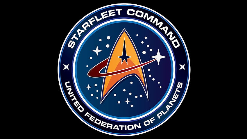 宇宙艦隊のロゴ、スタートレックのシンボル 高画質の壁紙