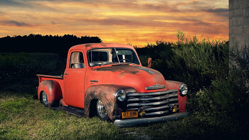 Clic Truck Top Background - Chevy Pickup - & Background, Old Chevy Truck HD wallpaper