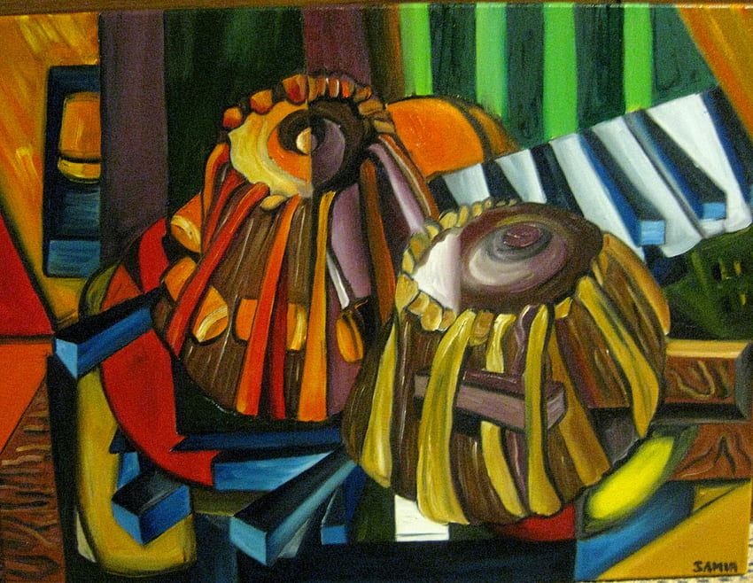 Picasso Music paintings HD wallpaper