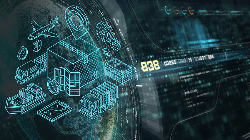 Archive der künstlichen Intelligenz (KI) - Der Netzwerkeffekt, Supply Chain Management HD-Hintergrundbild