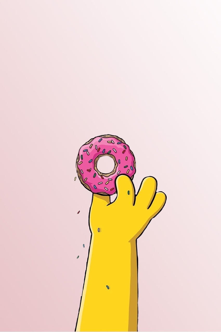 Simpsons-Donut, Homer-Donuts HD-Handy-Hintergrundbild
