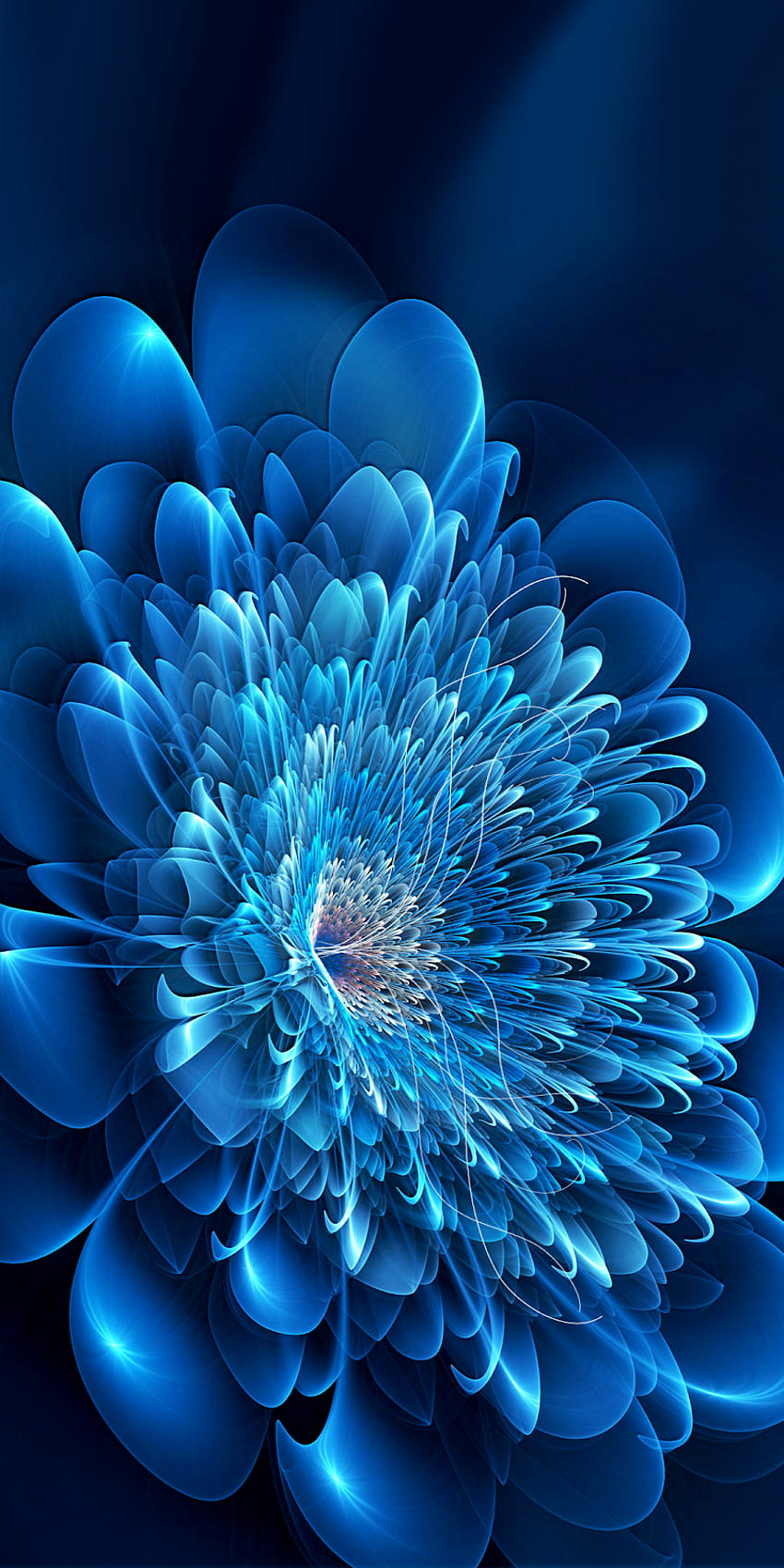 Cyfrowy kwiat Tapeta na telefon HD