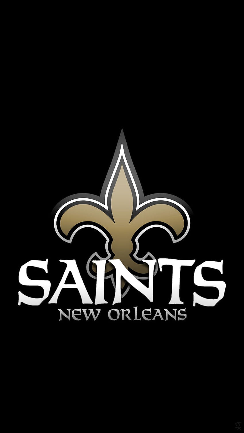 Heiligen-Logo, New Orleans Saints HD-Handy-Hintergrundbild