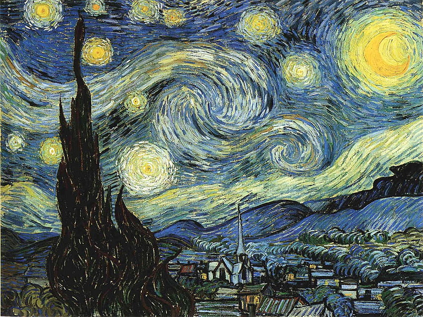 Vincent Van Gogh Painting The Starry Night Classic Art - Resolution:, Van Gogh Portrait HD wallpaper