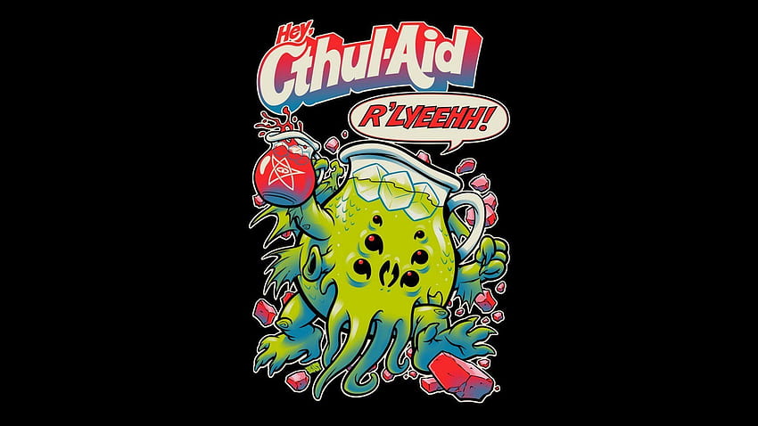H. P. Lovecraft, Kool Aid, Cthulhu /, Kool-Aid HD wallpaper