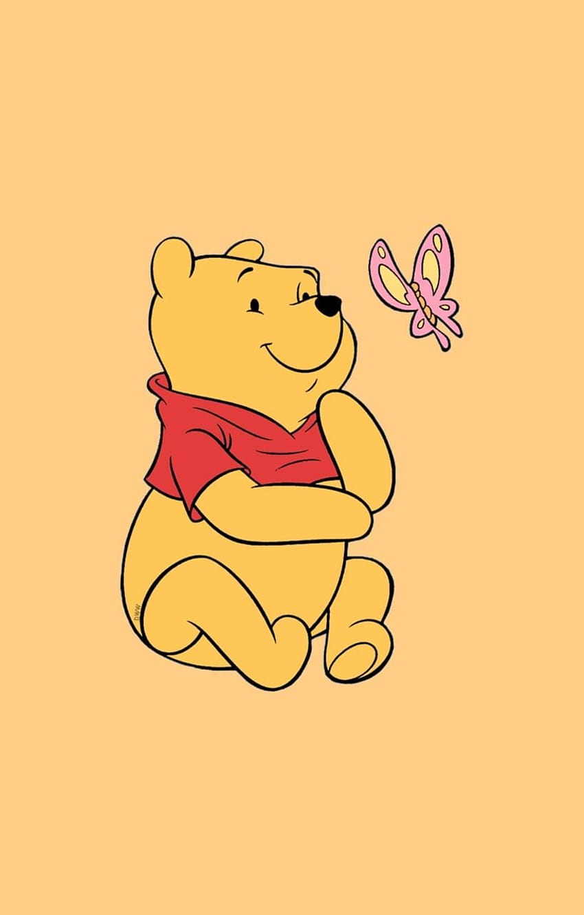 Winnie The Pooh Lockscreen споделен, Winnie The Pooh Aesthetic HD тапет за телефон
