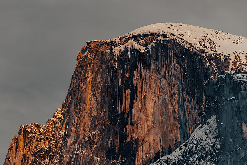 Half Dome, Yosemite National Park, mountain HD wallpaper