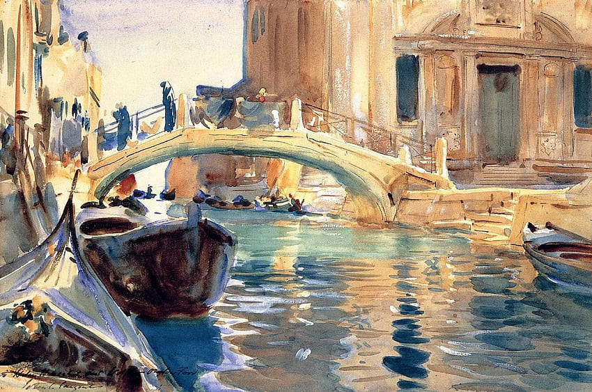 John Singer Sargent. Venice painting. Tutt'Art. Pittura HD wallpaper