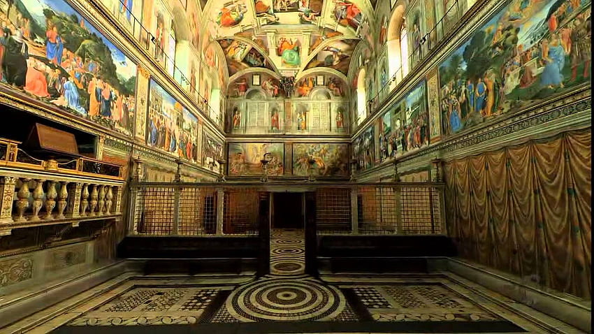 Sistine Chapel Vatican Raphael fresco The School of Athens - 1243 HD ...