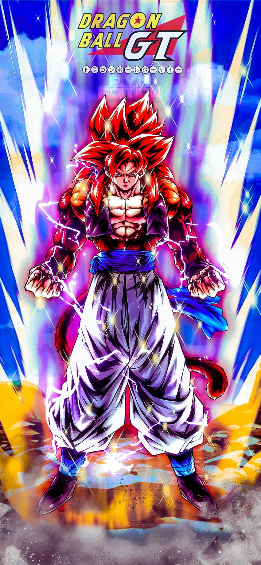 SSJ Goku, dragon ball gt, dragon ball legends, HD phone wallpaper