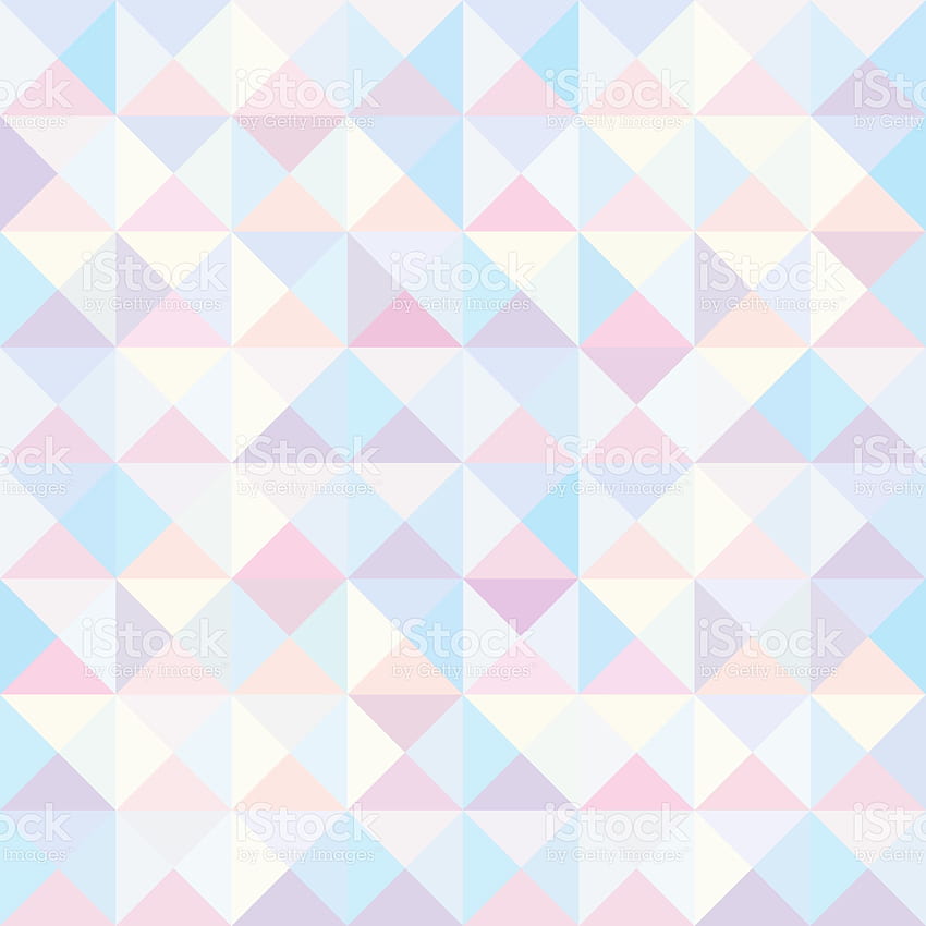 Pastel geometric background. Triangle and square pattern HD phone wallpaper