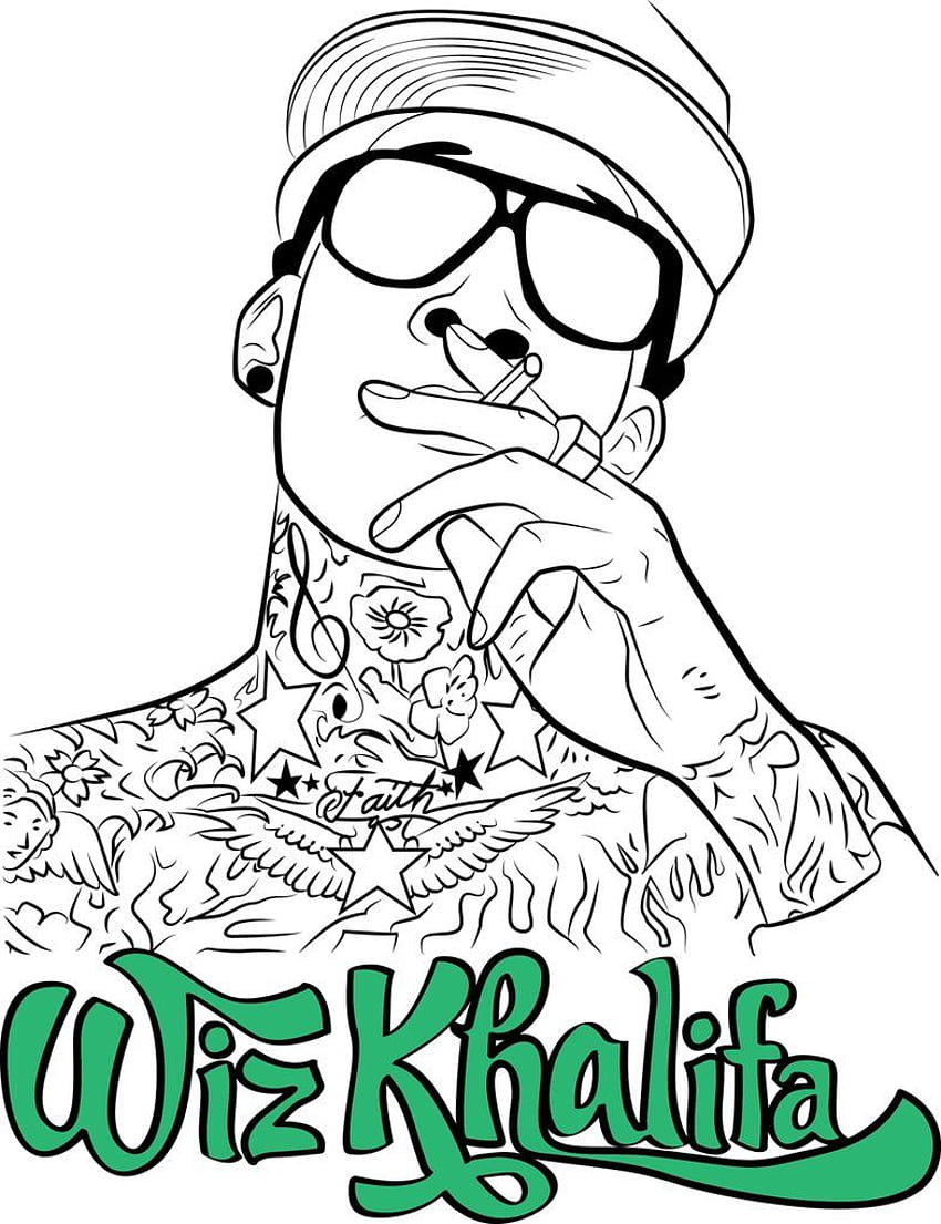 Wiz Khalifa. pour un usage personnel Wiz, Wiz Khalifa Cartoon Pop Art Fond d'écran de téléphone HD
