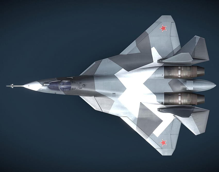 เครื่องบินรบล่องหนและโดรนลำใหม่ของรัสเซียกำลังมา ผลประโยชน์แห่งชาติ Sukhoi Su-57 วอลล์เปเปอร์ HD