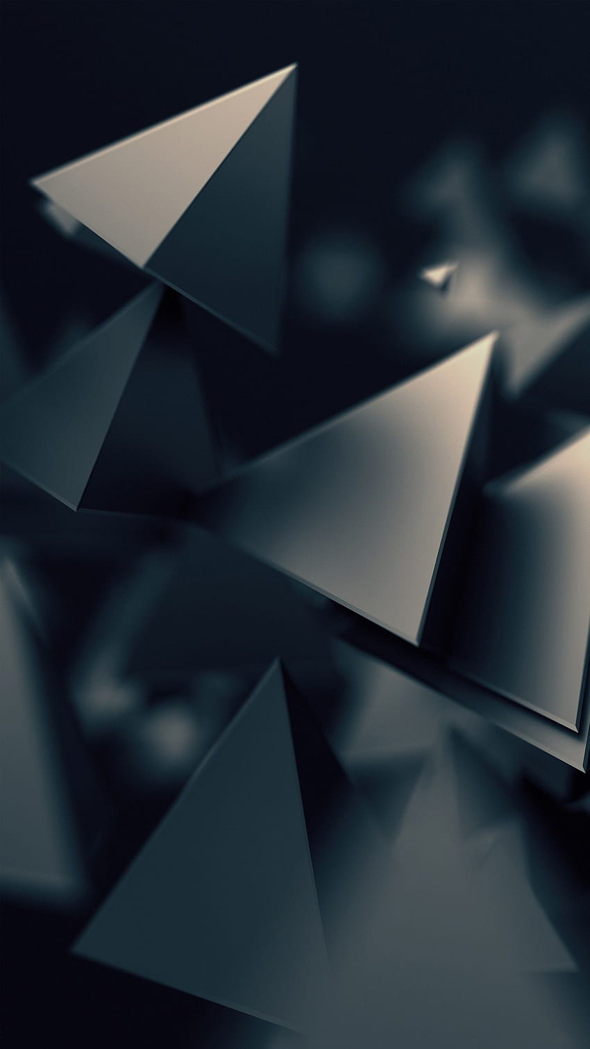 Abstract D Triangles Dark HD phone wallpaper | Pxfuel
