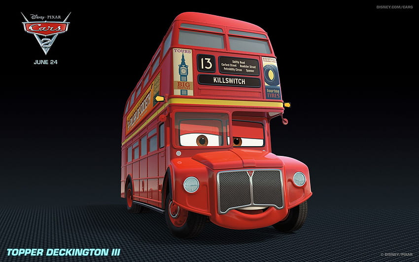 Topper Deckington III, Doppeldeckerbus HD-Hintergrundbild
