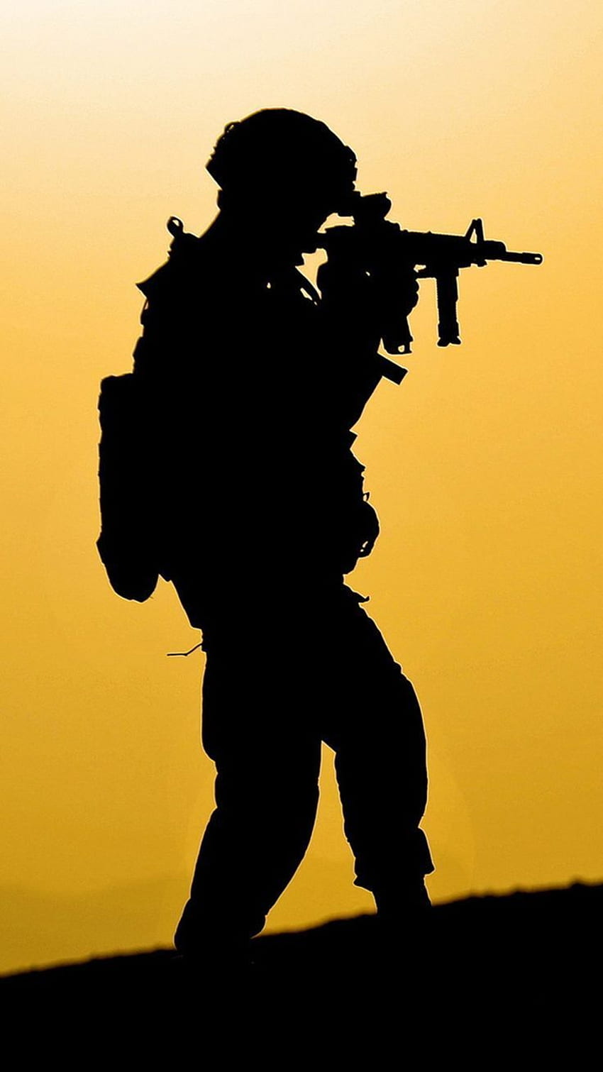 US Navy SEAL al anochecer fondo de pantalla del teléfono