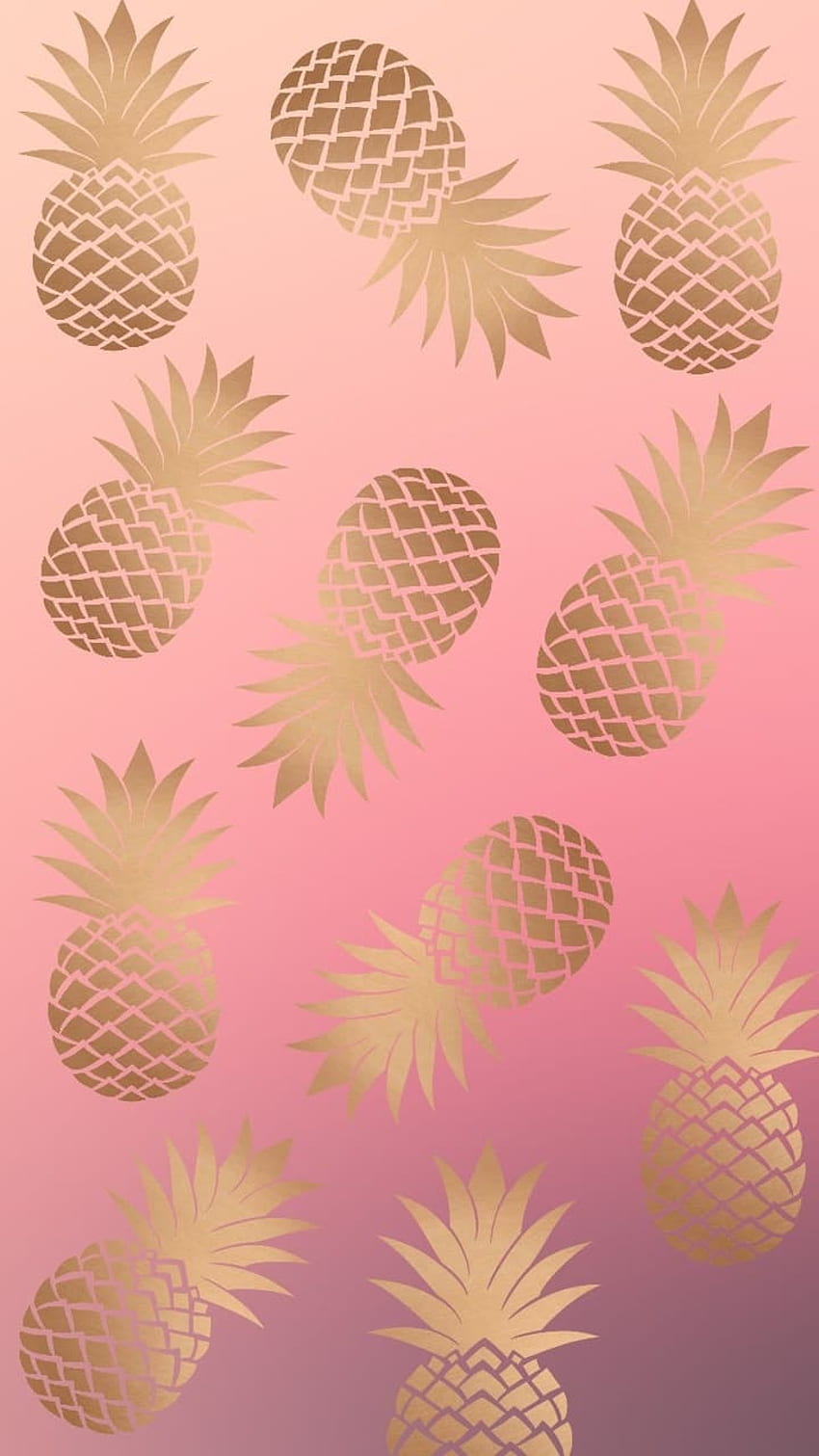Download Cute Pineapple Wall Pattern Wallpaper  Wallpaperscom