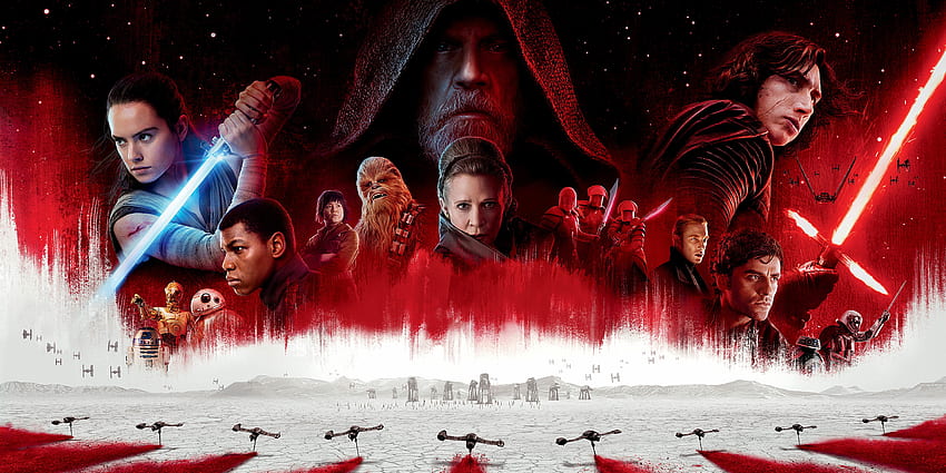 Star wars: the last jedi, movie, poster, 2017 HD wallpaper