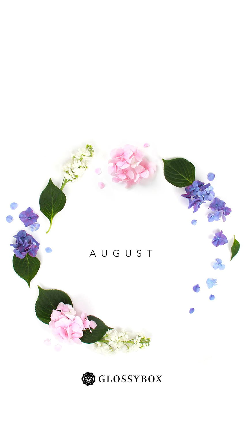 GlossyboxUK. Month flowers, August flowers, Flower wall art HD phone wallpaper