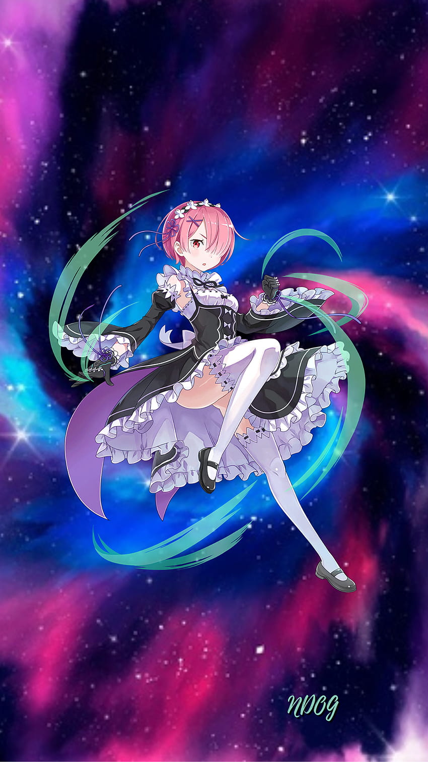emilia from rezero, anime | Stable Diffusion