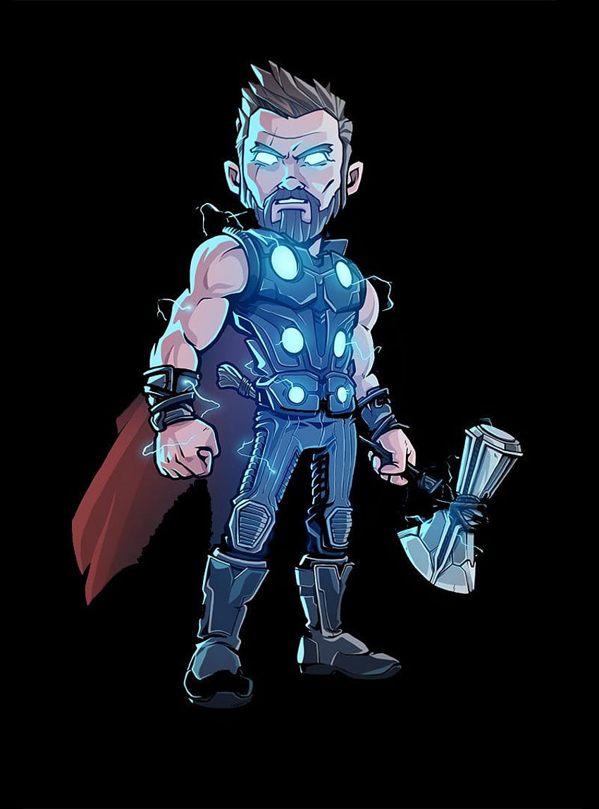 thor, glowing suit, artwork, samsung, Thor Animated HD phone wallpaper