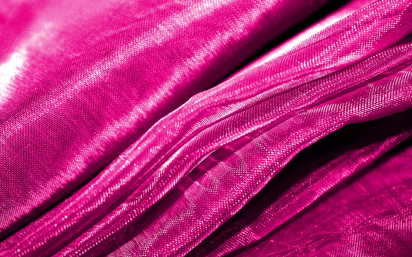 purple wavy fabric background, , wavy tissue texture, macro, purple textile, fabric wavy textures, textile textures, fabric textures, purple backgrounds, fabric backgrounds HD wallpaper
