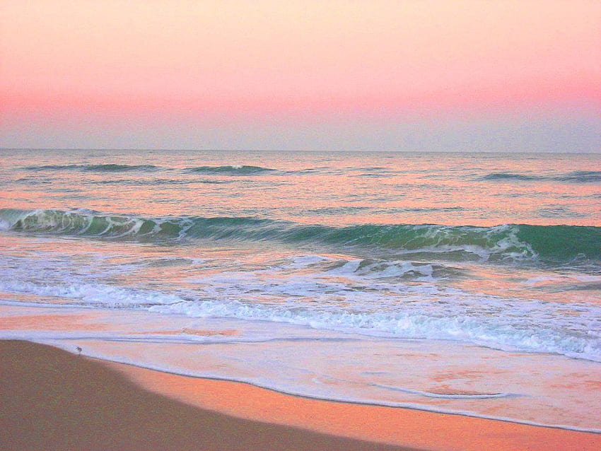 Beautiful Ocean Sunset Beach Pastel JPG, PNG, GIF, RAW, TIFF, PSD, PDF and Watch Online, Pastel Sunrise HD wallpaper