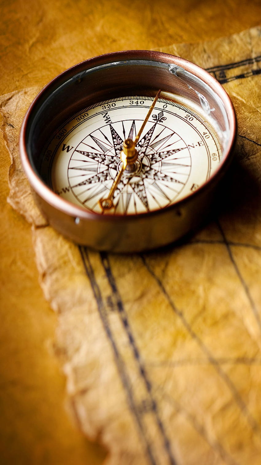 Antique Compass - Android . Compass, Compass , Compass tattoo HD phone wallpaper