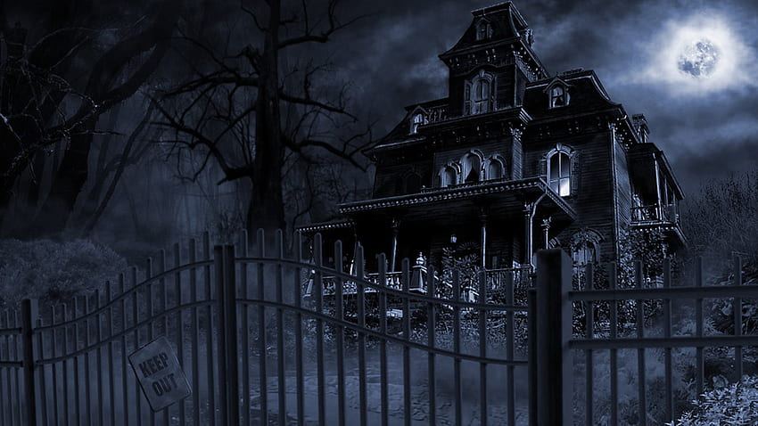 พื้นหลังบ้านผีสิง, บ้านผีสิงที่น่ากลัว วอลล์เปเปอร์ HD